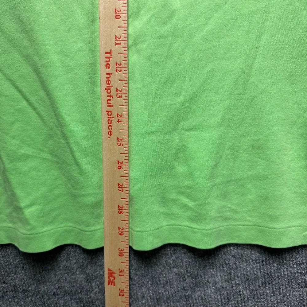 Polo Ralph Lauren Mens Lime Green Short Sleeve Cotton Polo Shirt Orange Pony M